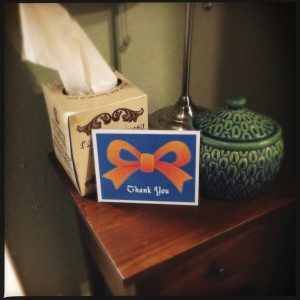 Float Tank Thank You card